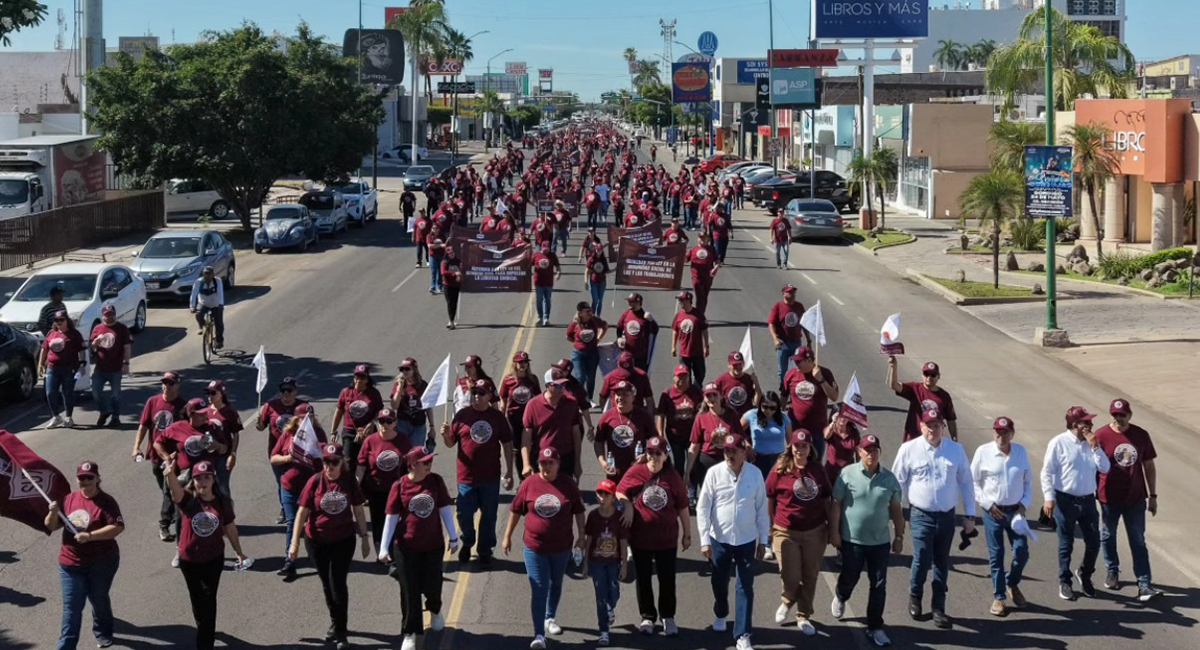 Con más de ocho mil participantes, Cajeme celebra el Día del Trabajo
