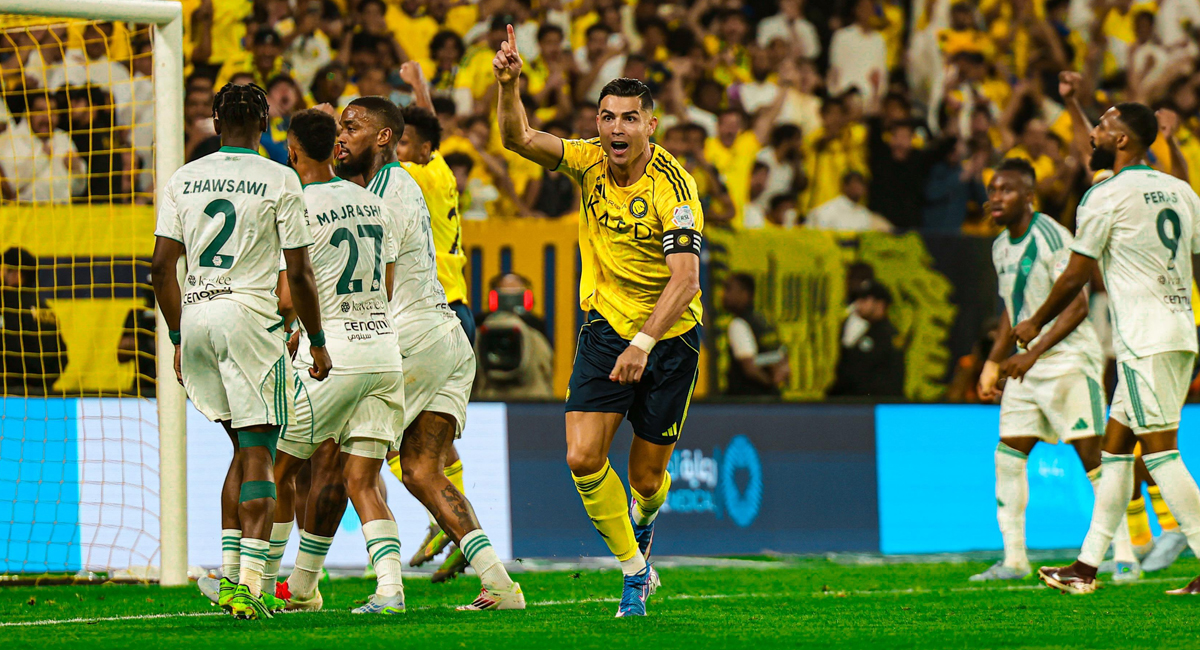 El Al Nassr de CR7 perdió la oportunidad de asegurar el título de la Saudi Pro League con un empate de último minuto
