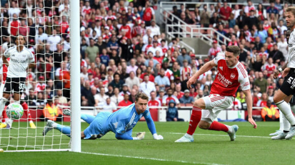 Arsenal golea al Fulham de Raúl Jiménez y toma ventaja en el liderato de la Premier League