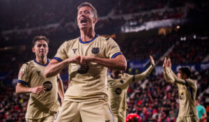 Barcelona roza el título de LaLiga; Lewandowski y Ferran sellan triunfo clave ante Osasuna