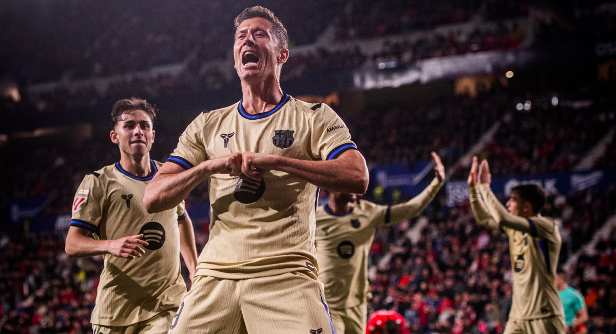 El Barcelona venció al Osasuna, resultado con el que prácticamente aseguran el título de LaLiga