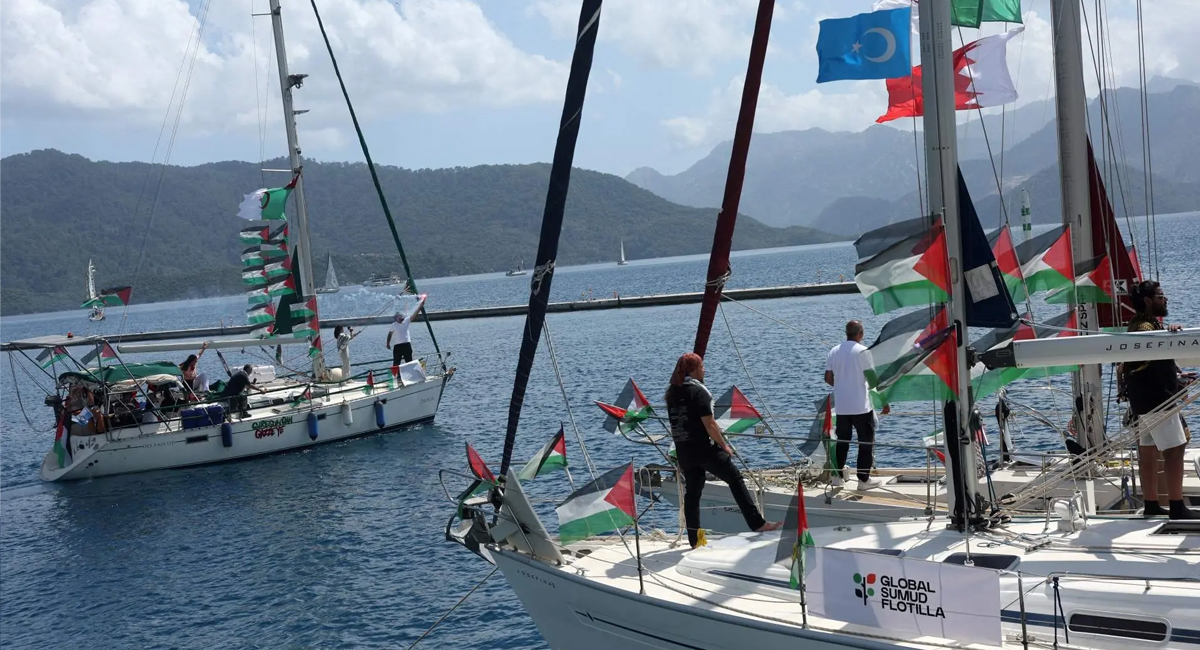 Estados Unidos sanciona a cuatro organizadores de la Flotilla Global Sumud que viajaba a Gaza