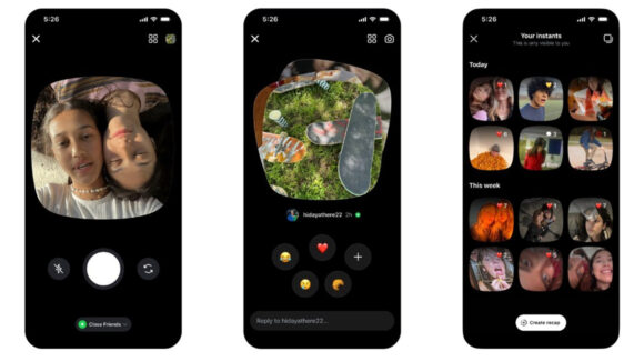 Instagram permite desactivar la nueva función Instants para evitar envíos accidentales