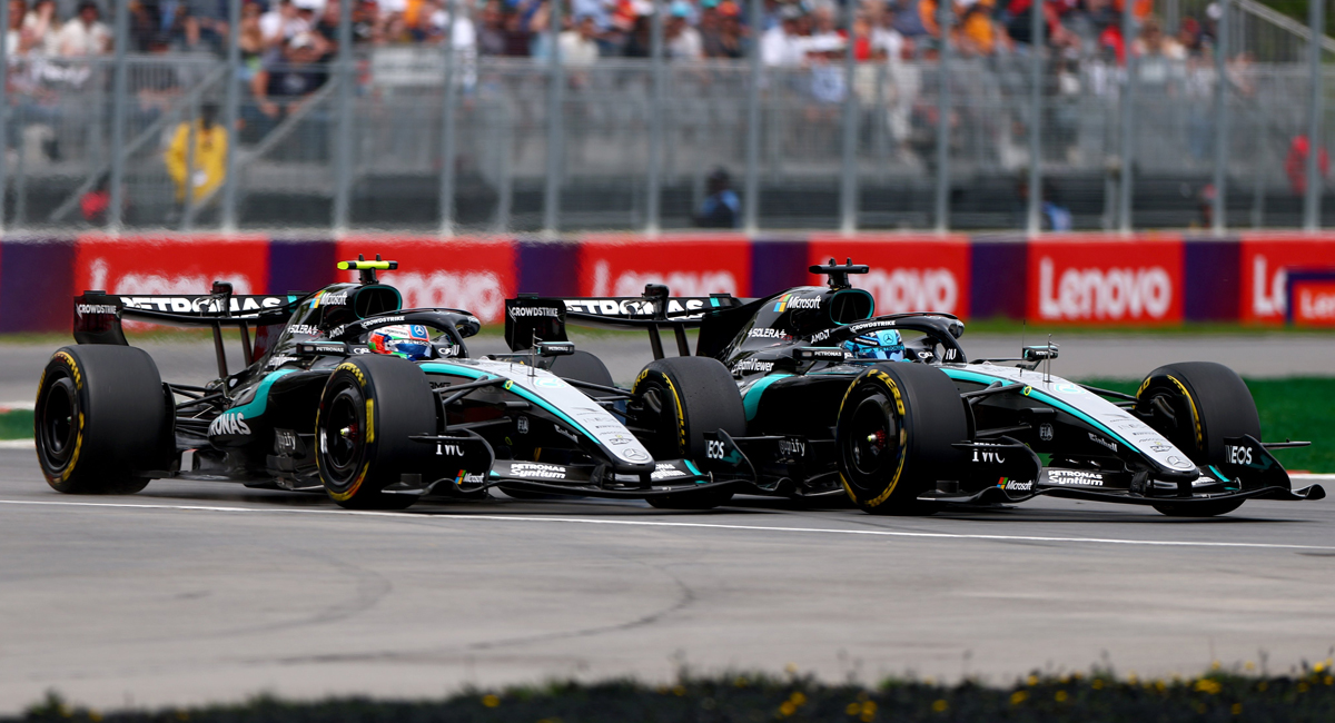 George Russell se impuso en la Sprint Race de Canadá, carrera que tuvo polémica entre los pilotos de Mercedes