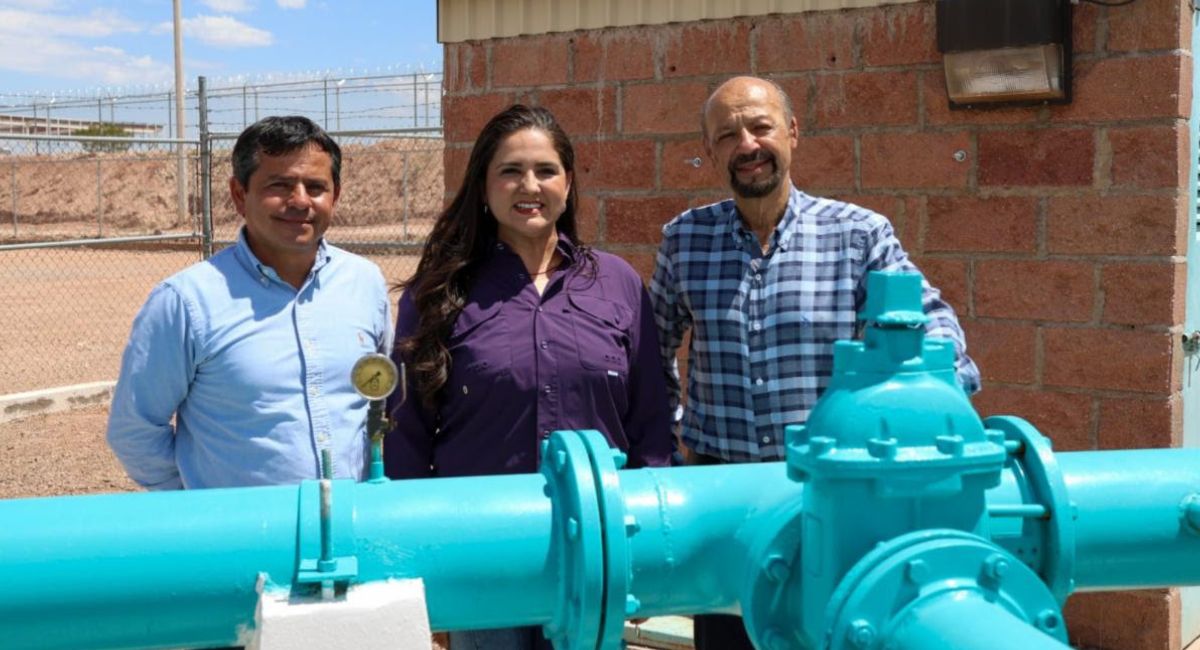 Gobierno de Sonora refuerza infraestructura hídrica para asegurar abasto en Agua Prieta