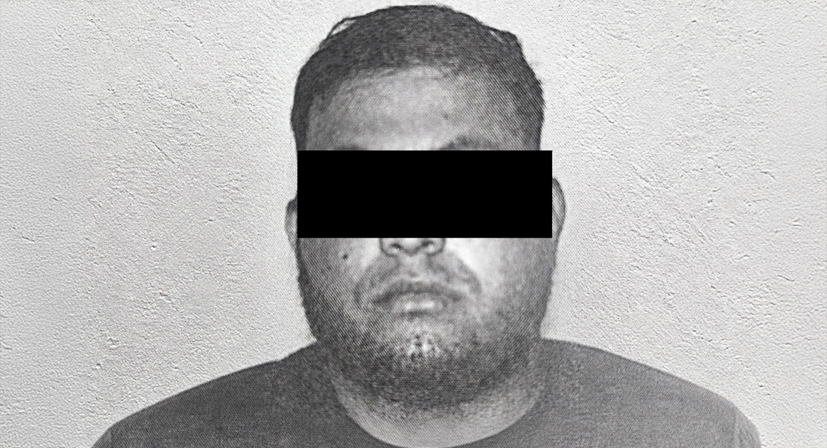 El hombre detenido por el delito de robo con violencia, Víctor Adrián 'N'