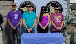 Sorprenden a una mujer y tres hombres con droga en Hermosillo; tienen antecedentes penales