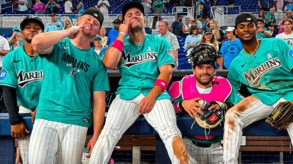Marlins reaccionan en la recta final y aseguran serie ante Nationals con Heriberto Hernández como figura