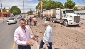 Ciudad Obregón: Anuncia Lamarque obras de agua potable, alcantarillado y pavimentación en la Benito Juárez