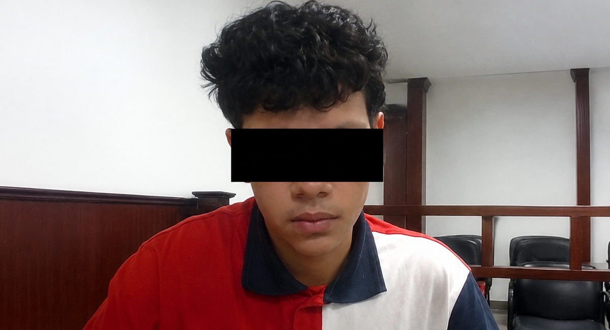 El hombre detenido, Juan Esteban 'N', de 18 años de edad