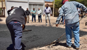 Lamarque destaca pavimentación de 240 kilómetros de calles durante su administración
