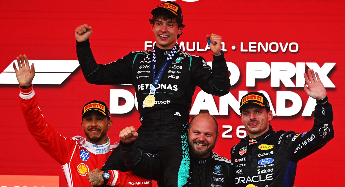 Kimi Antonelli consiguió una importante victoria en el Gran Premio de Canadá 2026