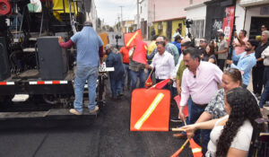 Lamarque impulsa plan intensivo de pavimentación con nueva maquinaria en Cajeme