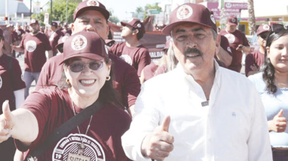 “Siga adelante sin distracciones”, pide Matty Lemus a Javier Lamarque Cano en Cajeme