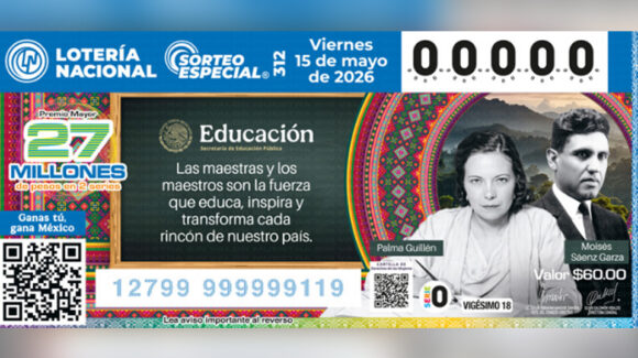 Lista COMPLETA de GANADORES Sorteo ESPECIAL No. 312 de Lotería Nacional, HOY viernes 15 de MAYO