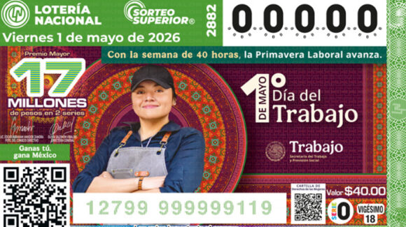 Lista COMPLETA de GANADORES del Sorteo Superior No. 2882 de la Lotería Nacional HOY viernes 1 de MAYO de 2026