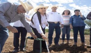 Llevan CEA y Sagarhpa nueva red de agua potable a familias de Divisaderos