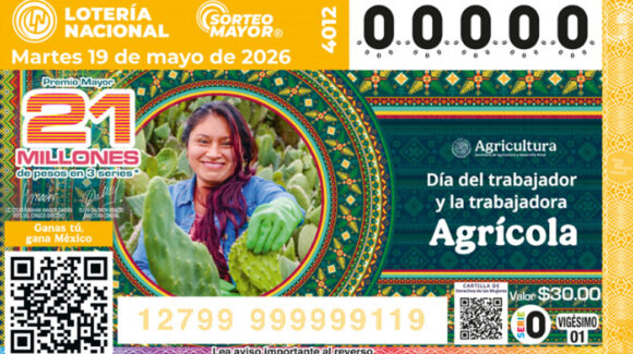 Lotería Nacional: Lista COMPLETA de GANADORES del Sorteo Mayor No. 4012 de HOY martes 19 de MAYO