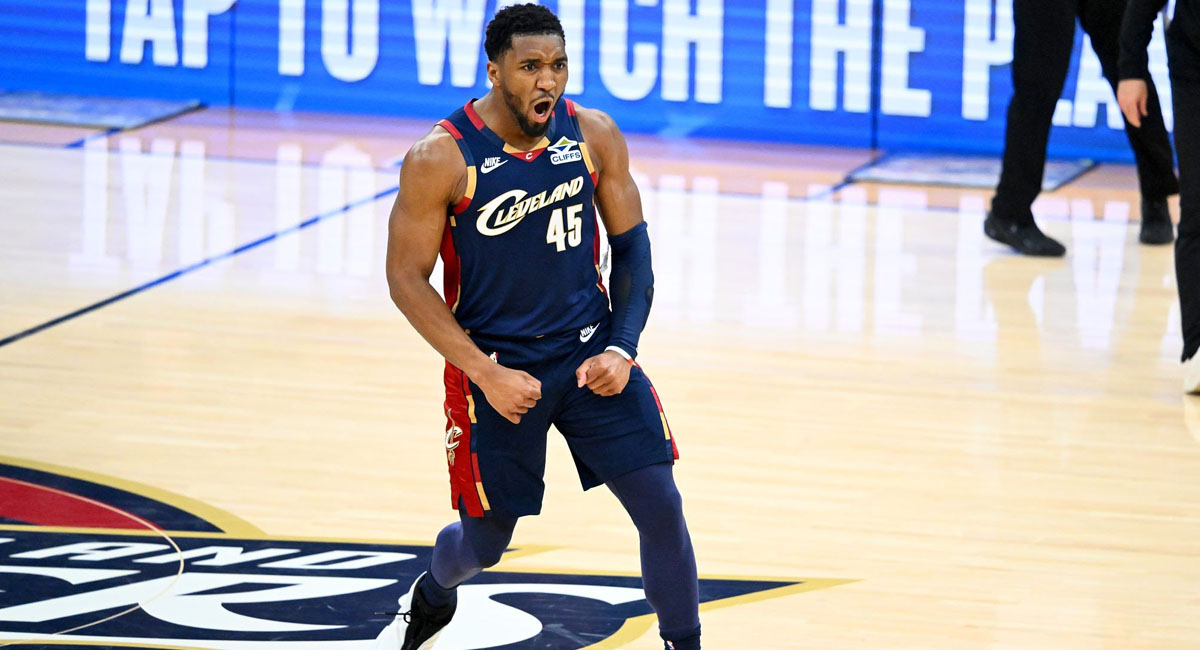 Mitchell se quedó corto de establecer una nueva marca en los playoffs de la NBA