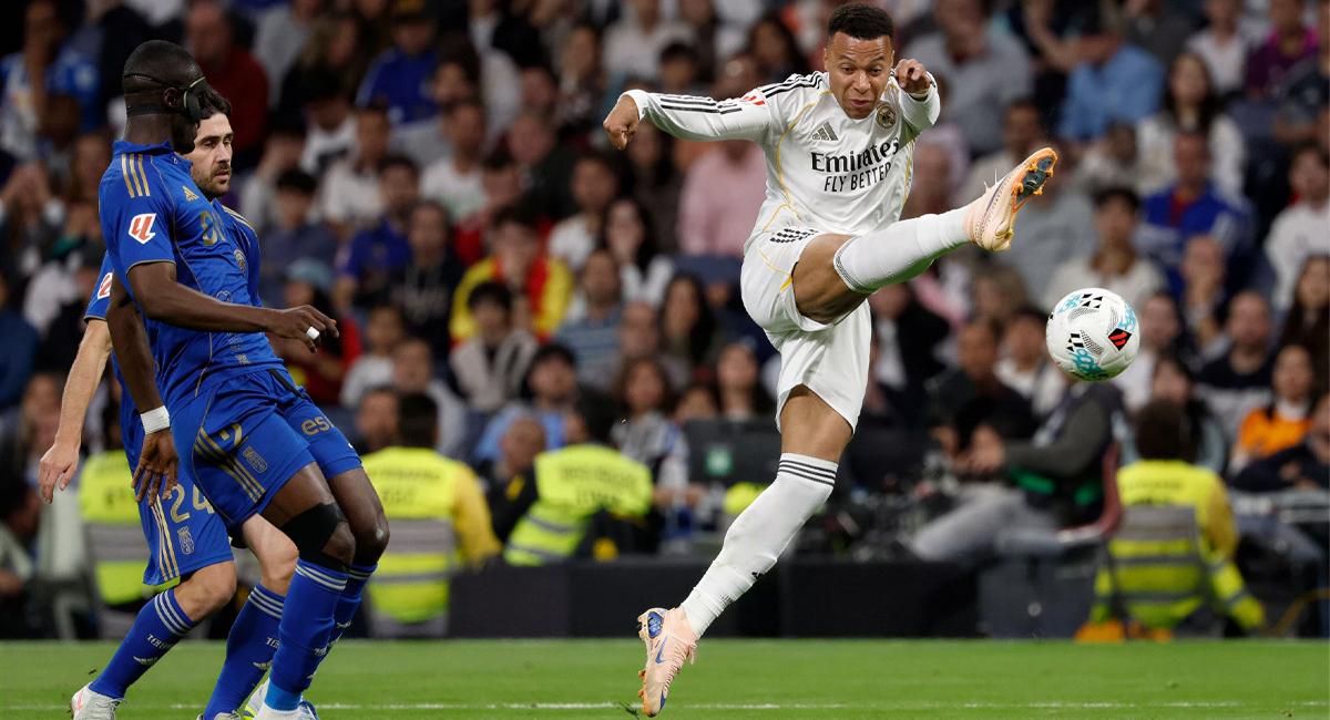 Mbappé fue recibido por abucheos constantes en su regreso al Estadio Santiago Bernabéu
