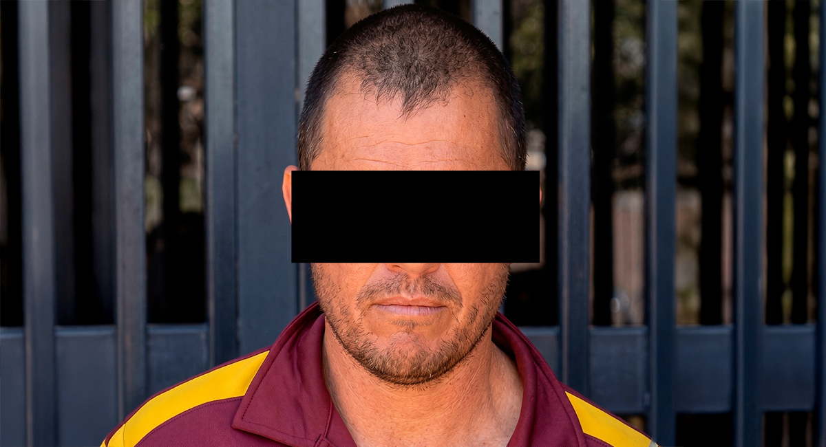 El hombre detenido por el delito de secuestro, Omar 'N'