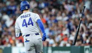 Con tres jonrones y seis remolcadas Andy Pages encabeza la paliza de Dodgers a los Astros