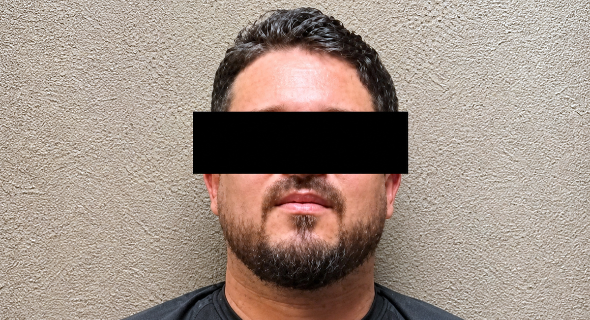 El hombre detenido por el delito de secuestro, Porfirio 'N'