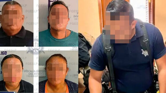 Arrestan a exjefe policial y a dos agentes acusados de entregar a detenido a grupo armado en SLP