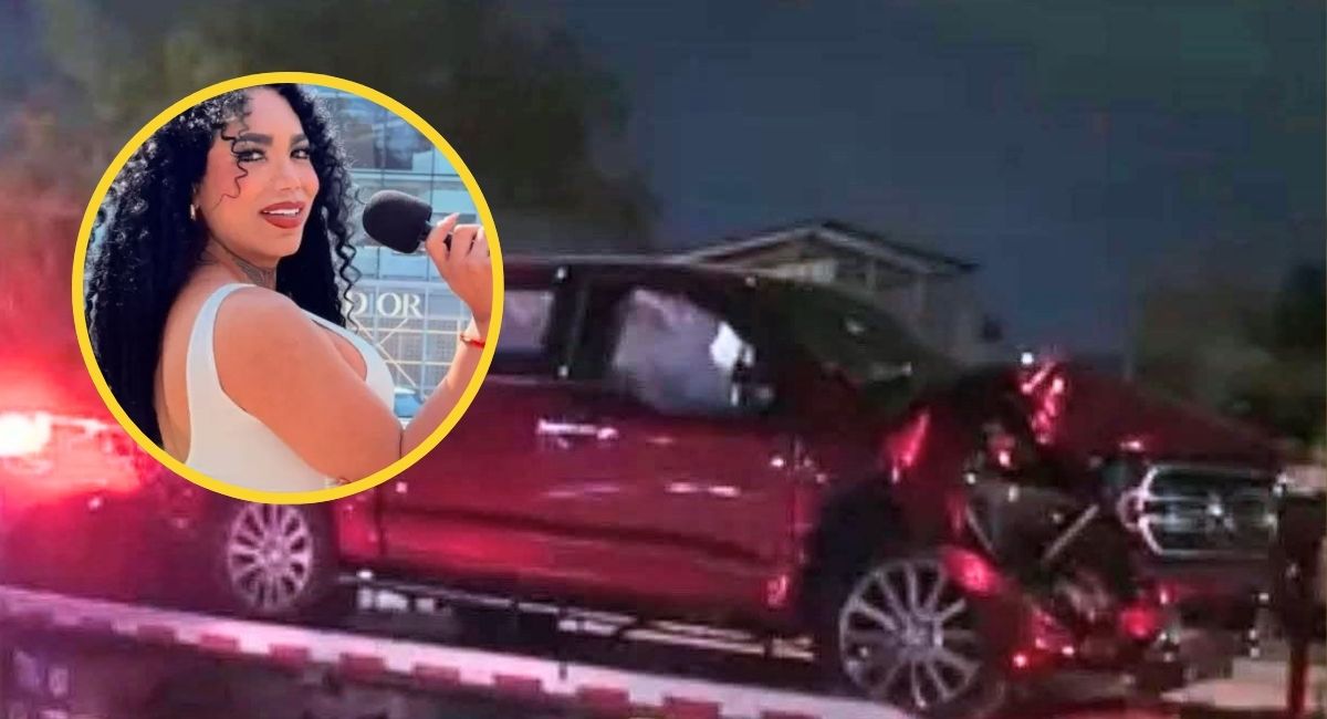 Paolita Suárez, de Las Perdidas, protagoniza fuerte choque y deja un herido grave