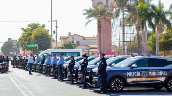 Lamarque Cano anuncia refuerzo a seguridad de Cajeme con patrullas, drones y equipo