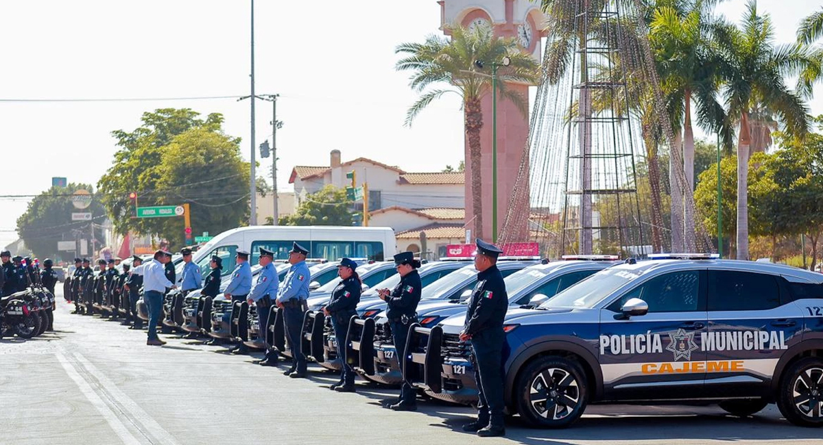 Lamarque Cano anuncia refuerzo a seguridad de Cajeme con patrullas, drones y equipo