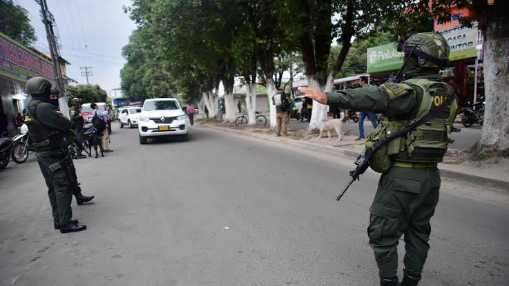 Disidentes de las Farc atacan subestación de Policía en Jamundí, Valle del Cauca.