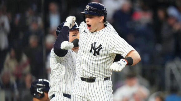Con jonrones de Rice y Caballero, los Yankees pegan primero en su serie ante los Orioles