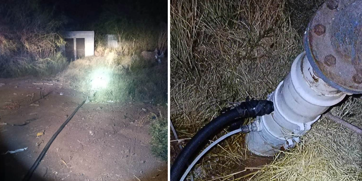 Detectan robo de agua en Navojoa, la usaban para campos agrícolas