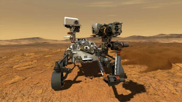 Rover Perseverance de la NASA se fotografía en el oeste de Marte