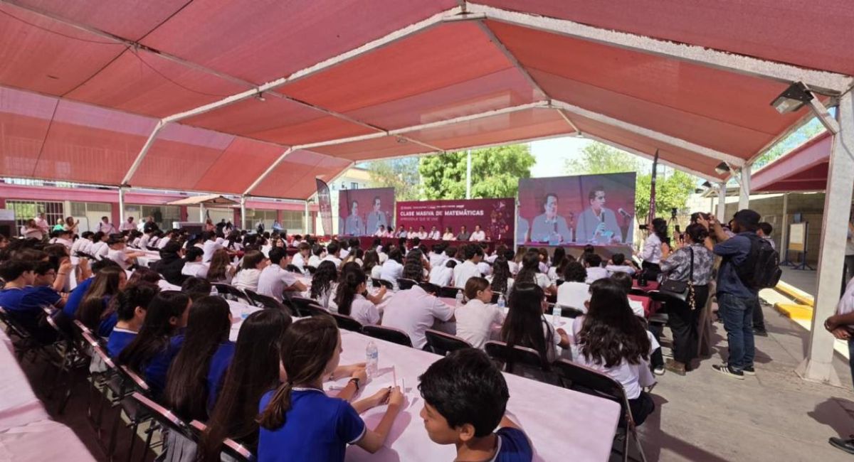 SEC: Gobierno de Sonora participa en Clase Masiva de Matemáticas 'Aprendizaje que se vive'