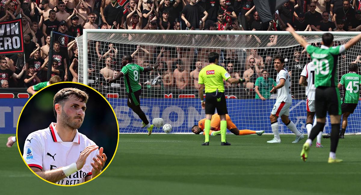 Santiago Giménez sigue sin poder marcar en la Serie A y el AC Milan terminó cayendo ante el Sassuolo