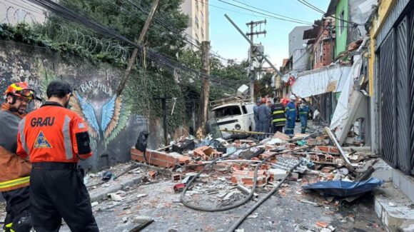 Tragedia en Sao Paulo: explosión destruye zona residencial y mata al menos a una persona
