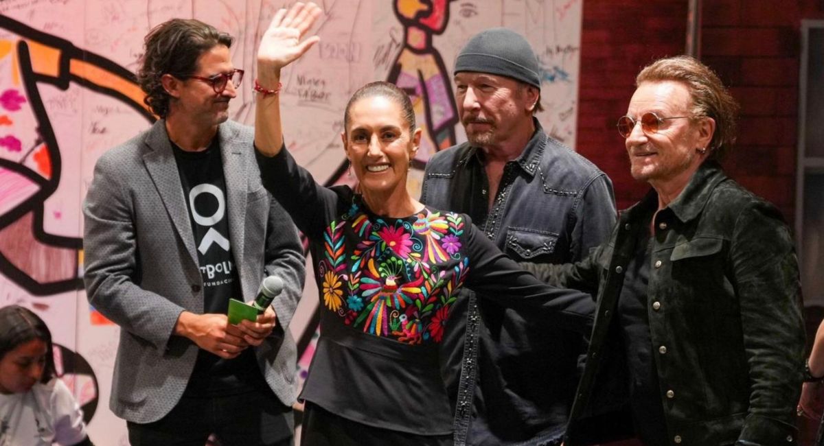 Sheinbaum propone a U2 proyecto para jóvenes en México