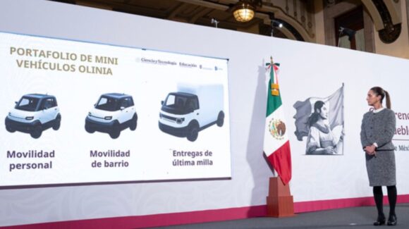OFICIAL: El 7 de junio Gobierno de Sheinbaum presentará prototipo de Olinia, vehículo eléctrico mexicano