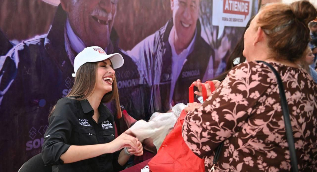 Sonora Atiende transforma la vida de las familias mediante acciones directas en su colonia: Paulina Ocaña