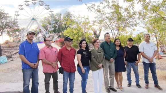 Supervisan avances finales de rehabilitación del Parque Infantil Ostimuri en Ciudad Obregón
