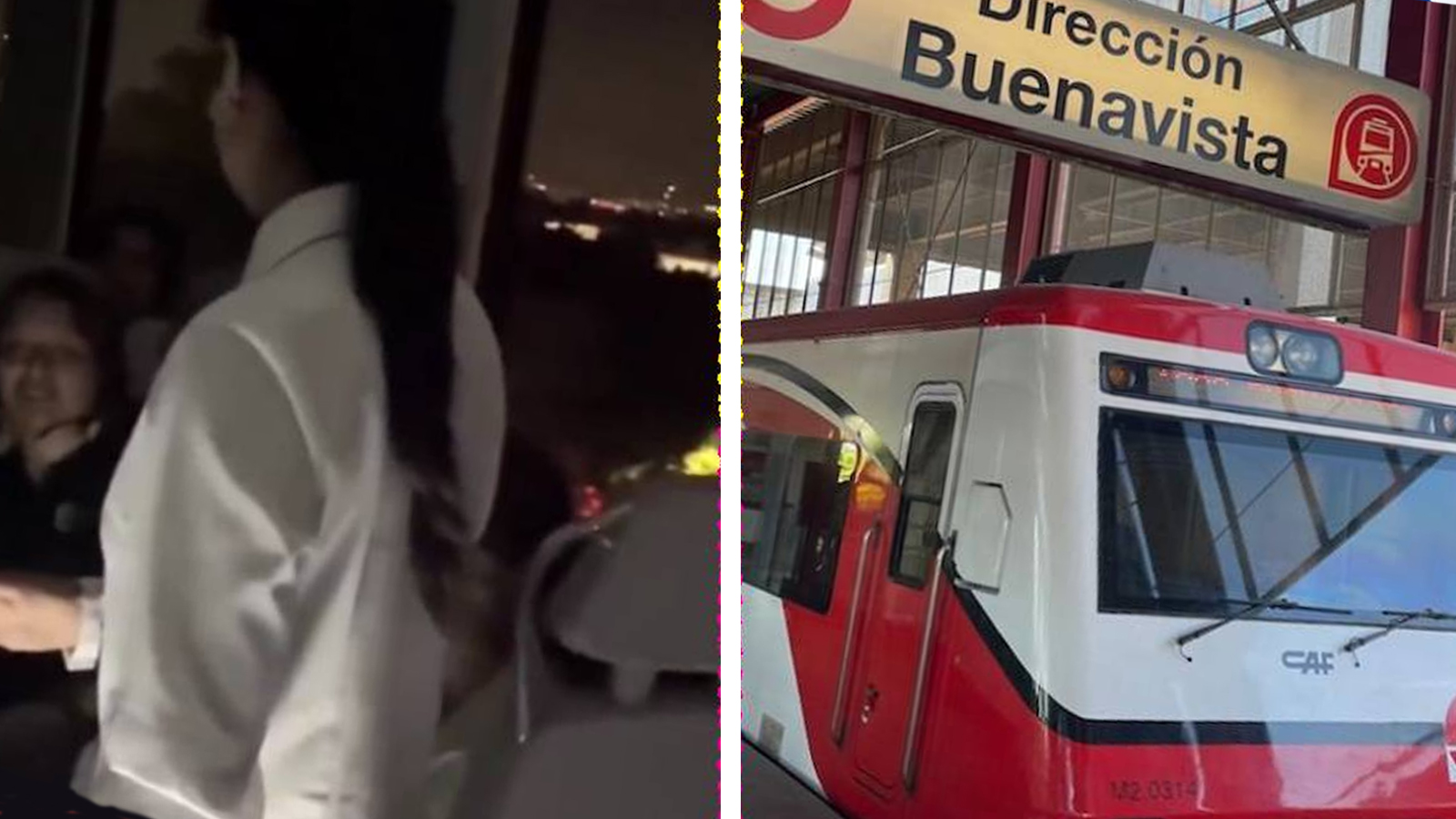 El percance fue documntado en video por los afectados