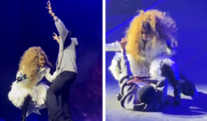 VIDEO: Gloria Trevi sube al escenario de Peso Pluma y canta ‘Doctor Psiquiátra’; así fue el momento