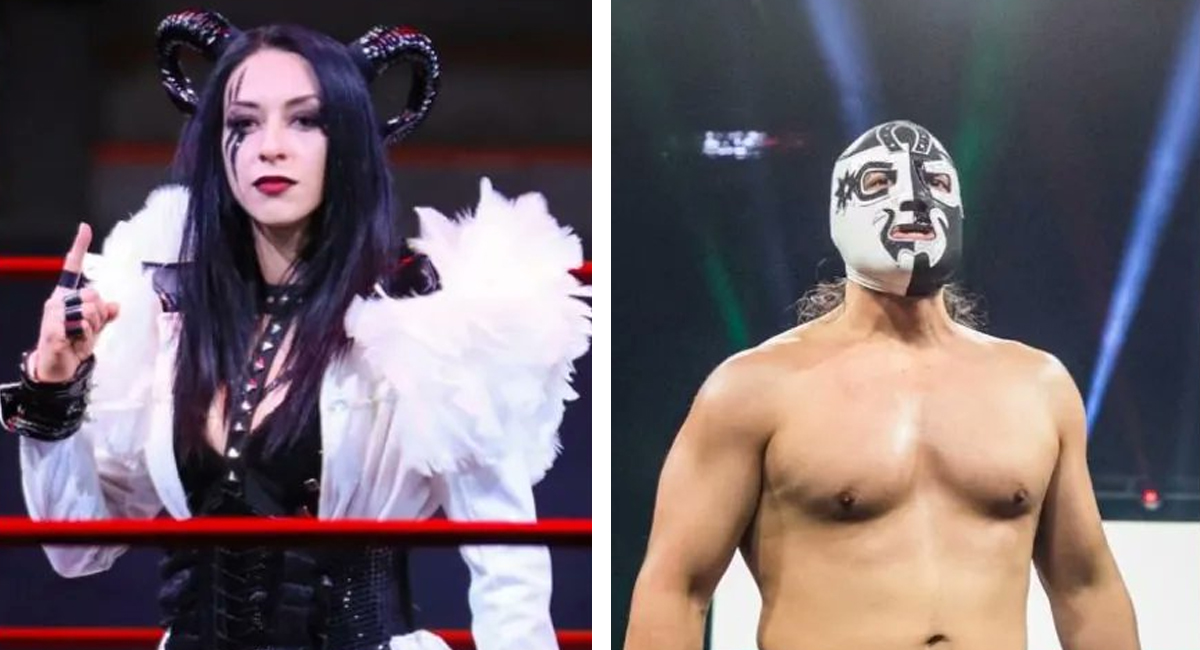 La luchadora chilena, Stephanie Vaquer. y su expareja, Cuatrero