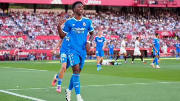 Solitario gol de Vinícius Júnior rescata al Real Madrid y vencen al Sevilla en la jornada 37 de LaLiga