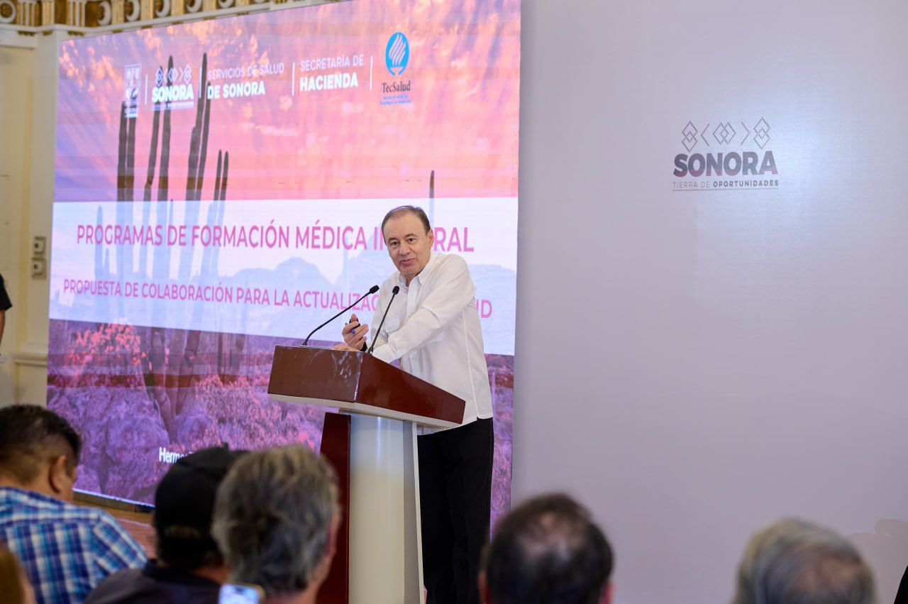 Durazo impulsa mil becas para médicos en Sonora y fortalece servicios de salud