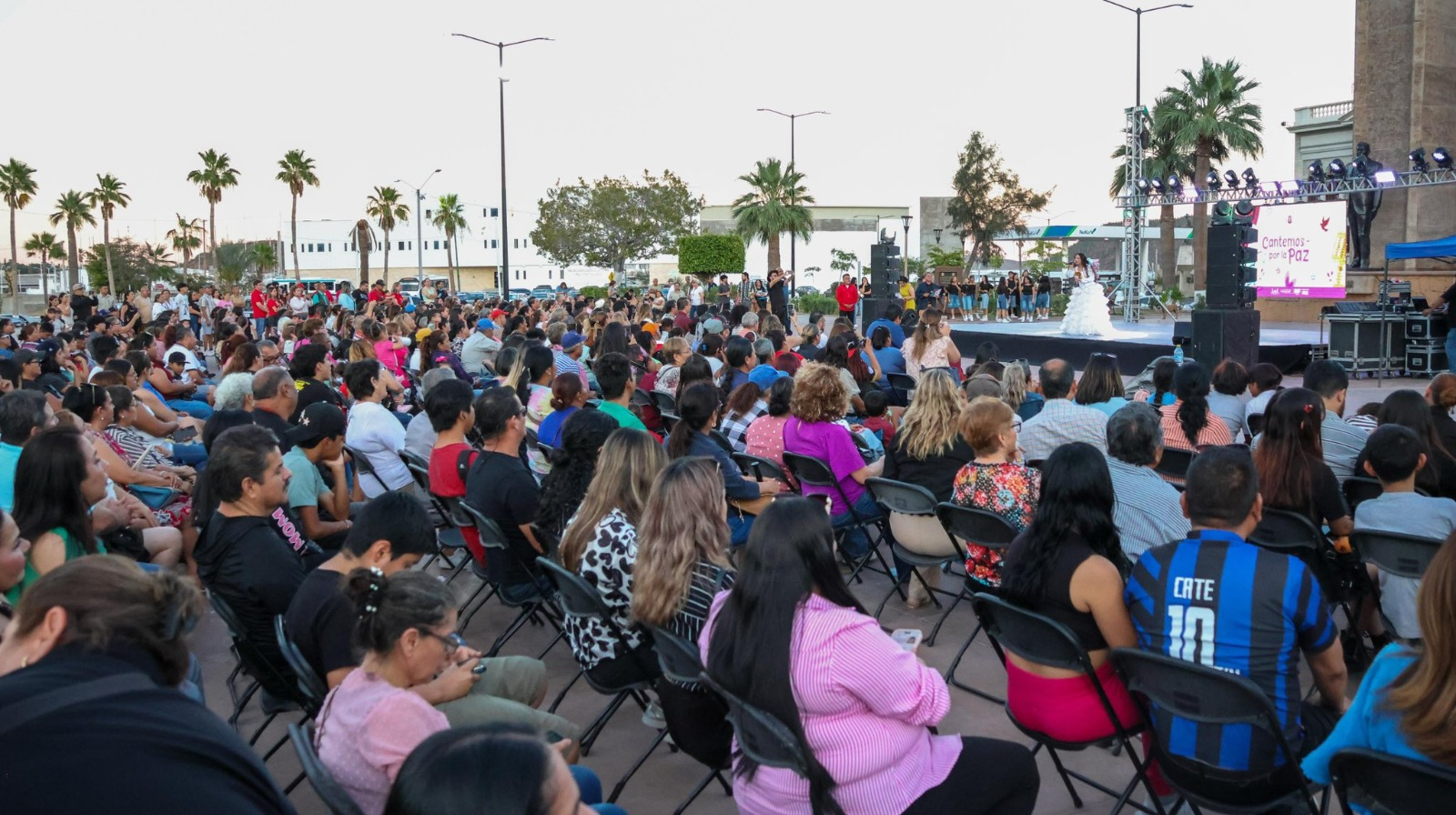 Guaymas celebra con éxito la final del concurso musical 'Cantemos por la Paz'