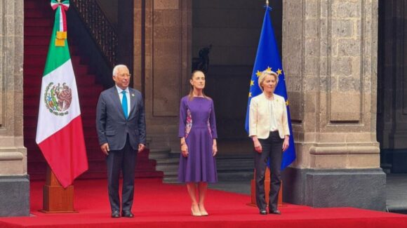Sheinbaum y líderes europeos concretan nuevo acuerdo comercial entre México y la Unión Europea