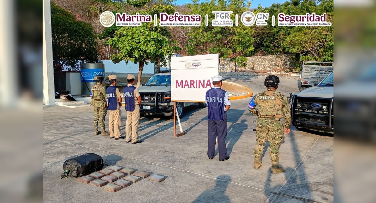 Semar asegura paquetes con presunta cocaína frente a costas de Oaxaca